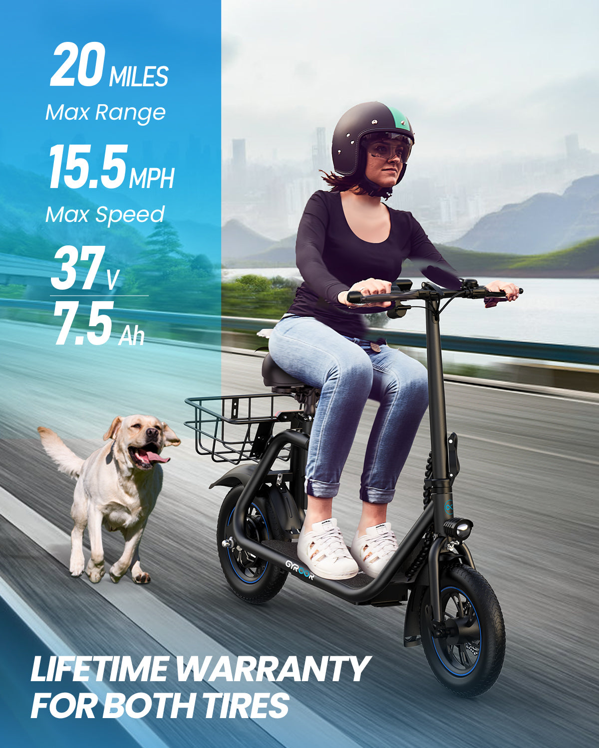 Electric Scooter With Seat 